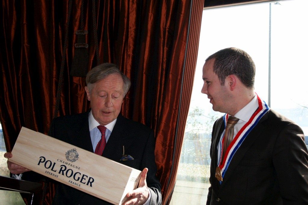 Christian Pol Roger met Jaco van Hensbergen